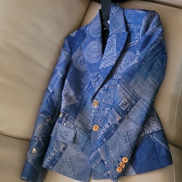 Fendace Fendi Denim Blazer - Picture 9 of 10